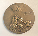 In Triumph Shall Wave, Rene Paul Chambellan (American, West Hoboken, New Jersey 1893–1955 Jersey City, New Jersey), Bronze, light brown patina